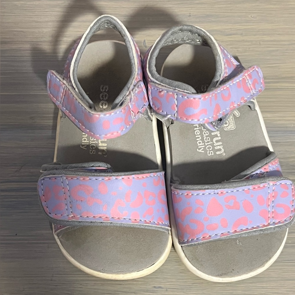 See Kai Run Purple Kids Sandals